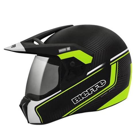 Capacete Motocross Trilha Bieffe 3 Sport Stato Feminino Masculino