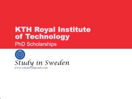 Fully funded Scholarships in Sweden for International Students 2023 - 2024