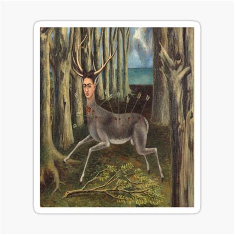 Frida Kahlo The Wounded Deer 1946 Classic E Sticker For Sale By