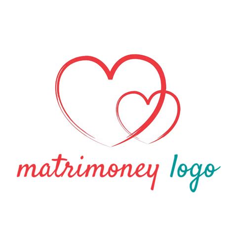 matrimony logo graphic template postermywall