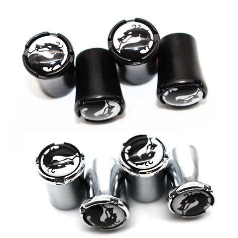 4 Pcs Set Car Valve Caps Car Dust Caps Tire Wheel Stem Air Valve Caps