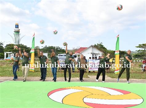 Turnamen Bola Volly Dandim Cup I Resmi Dibuka