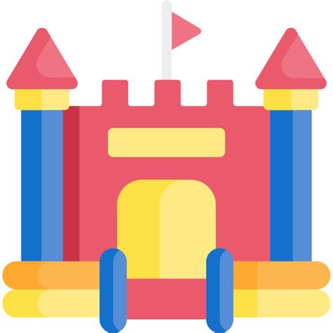 Inflatable Castle Special Flat Icon