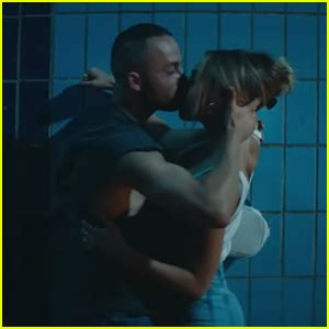 Alexis Ren Shares Steamy Kiss With Mojean Aria In The Enforcer