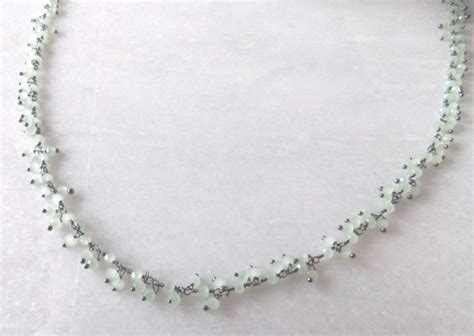 Peru Chalcedony Mm Beaded Cluster Chain At Rs Foot In Jaipur