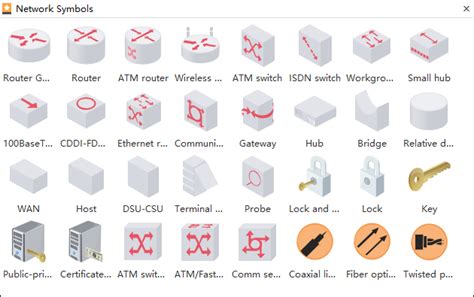 Computer Network Symbols - Edraw