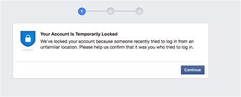 How To Fix A Facebook Account Temporarily Locked