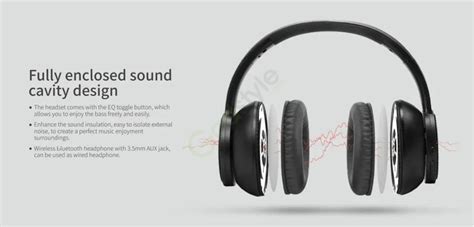 Havit I60 Wireless Bluetooth Headphone 40mm Dynamic Driver Gadstyle Bd