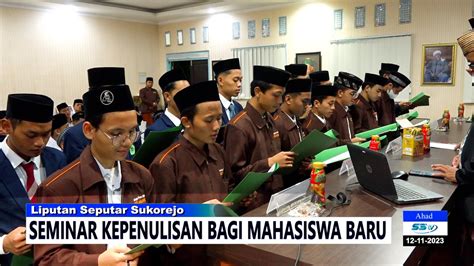 Seminar Kepenulisan Bagi Mahasiswa Baru Ii S Tv Youtube