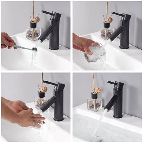 Aquaterior Hole Bathroom Round Faucet Cold Hot Water For Undermount Vessel Sink ORB Kroger