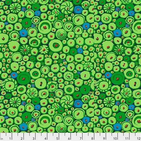 Kaffe Fassett Green Fabric Fat Quarter 6 Pack Etsy