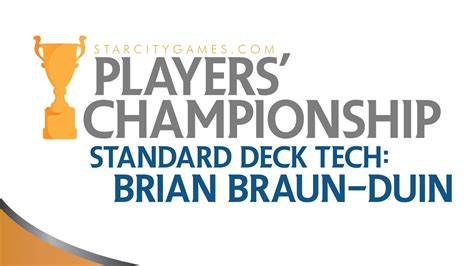 Scgpc Deck Tech Brian Braun Duin Standard Youtube