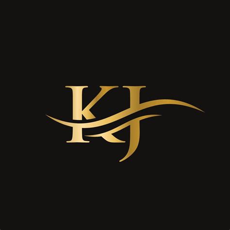 Modern KJ Logo Design For Business And Company Identity Creative KJ