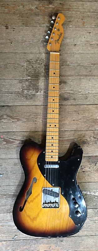 Fender Custom Shop Thinline Telecaster Relic Reverb