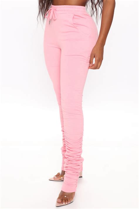 Chase The Bag Stacked Pant Hot Pink Fashion Nova Pants Fashion Nova