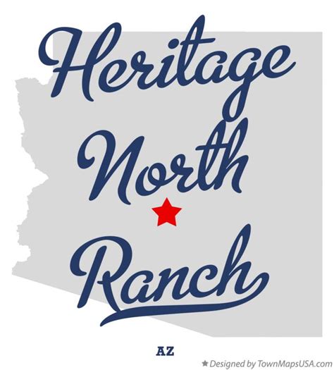 Map of Heritage North Ranch, AZ, Arizona