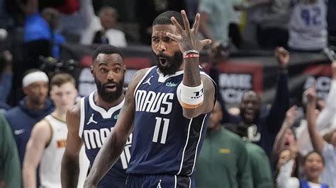 Mavs Kyrie Irving Sinks SENSATIONAL One Handed Buzzer Beater To Hold