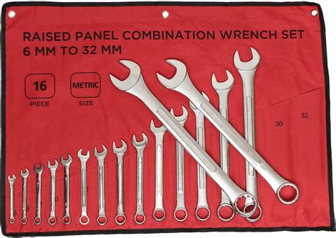 Abn Raised Panel Combination Wrench Set Metric Wrench Set Metric