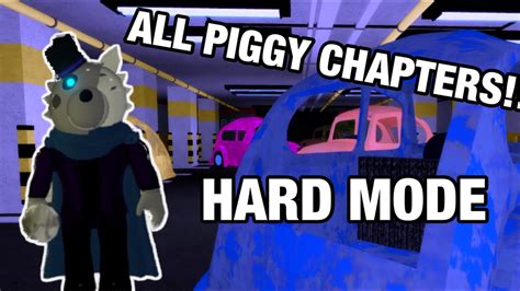 Trying To Escape All Hard Mode Chapters Roblox Piggy Youtube