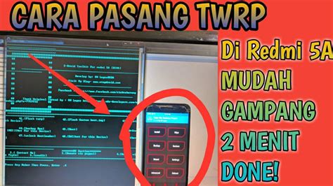 Cara Memasang Twrp Di Redmi A Mudah Dan Simple Youtube