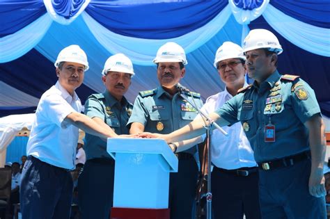 Kapal Bantu Rumah Sakit BRS Kedua TNI AL Masuki Tahapan Keel Laying