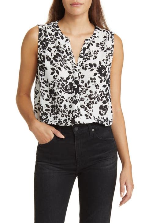 White Sleeveless Blouses Nordstrom