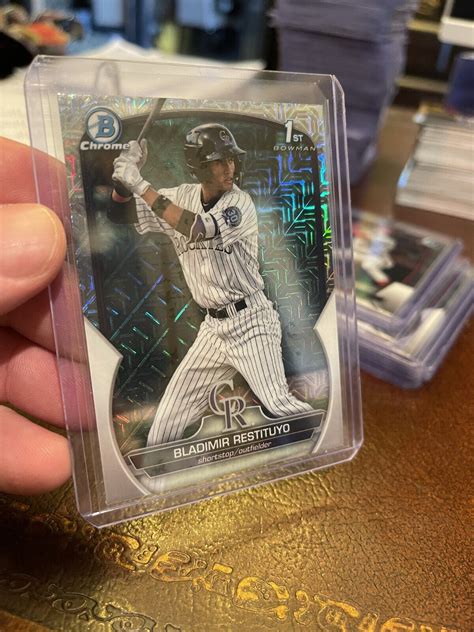 2023 Bowman Chrome 1st Mojo REFRACTOR Bladimir Restituyo BCP 234 EBay