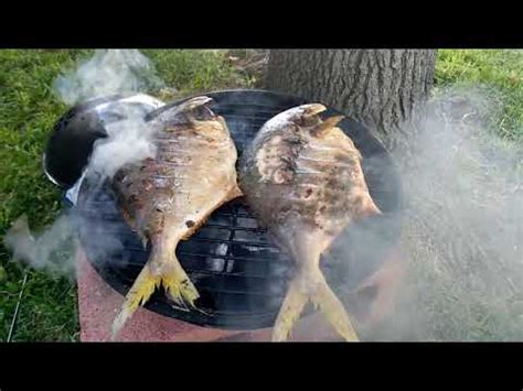 How To Charcoal Grilled Whole Golden Pompano Fish Inihaw Na Isda