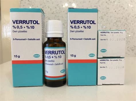 Verrutol nedir, Verrutol nasıl kullanılır ve siğillerde işe yarar mı ...