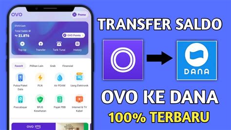 Cara Kirim Uang Dari Ovo Ke Dana Cara Transfer Saldo Ovo Ke Dana