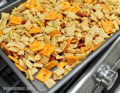 Savory Party Snack Mix - Organized Island