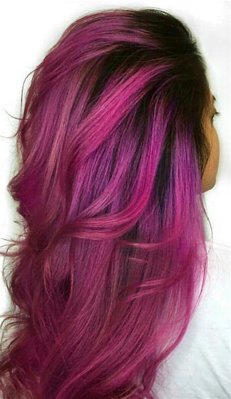 Fuschia Hair Color Hairinspiration Stylish Fuschia Hair Magenta