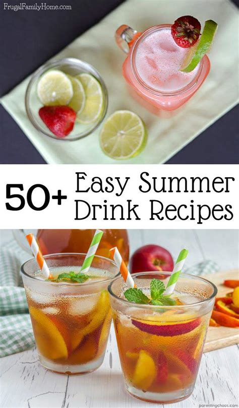 Easy Summer Drinks to Keep You Cool | Frugal Family Home