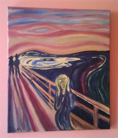 ÓLEOS GAMMA EL GRITO de Edvard Munch