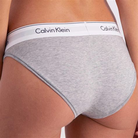 Shop Calvin Klein Ck Bikini Brief In Grey Heather Fast Shipping Easy Returns City Beach