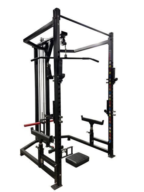 Power Rack with Lat Pulldown & Row Plate Load A | Ensayo Gym Equipment ...