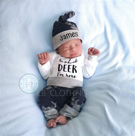 Newborn Boy Coming Home Outfit Baby Boy Take Home Outfit Etsy