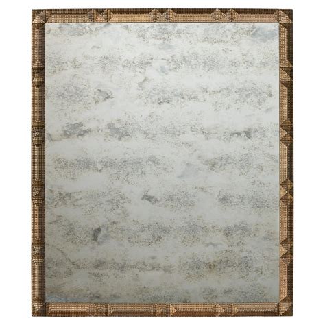 AMF_01 Floor Mirror in Solid Wood and Bronze Details by ANDEAN For Sale