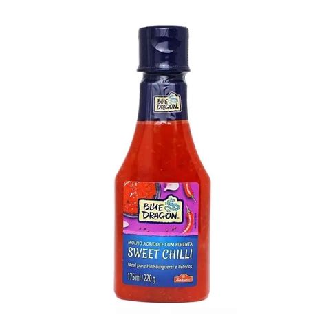 Molho Agridoce Sweet Pimenta Sweet Chilli Blue Dragon Sakura 175ml