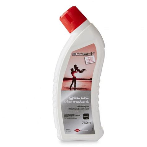 Gel WC détartrant professionnel Ecocert Ecoact 750 ml Faimax fr