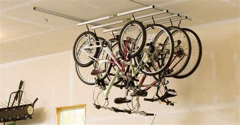 Garage Ceiling Bike Hoist Shelly Lighting