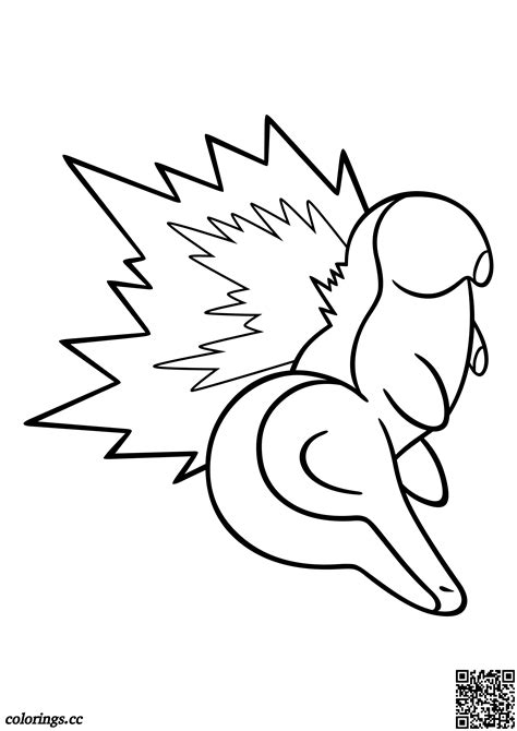 155 Cyndaquil Kolorowanka Pokemon Kolorowanka Colorings Cc