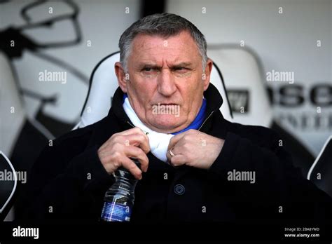 Blackburn Rovers manager Tony Mowbray Stock Photo - Alamy