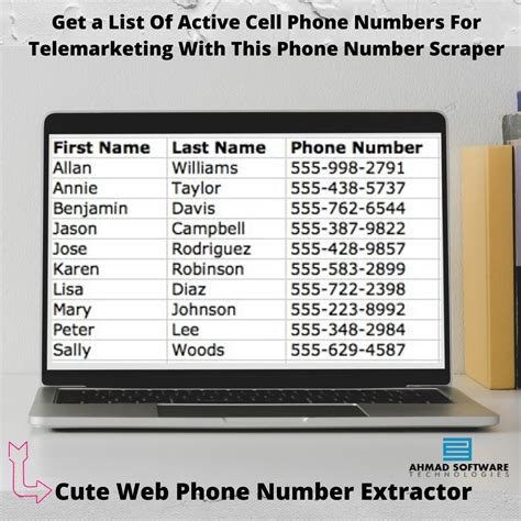 Cell Phone Numbers List