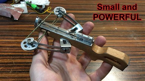 Making A Working Miniature Reverse Draw Compound Crossbow