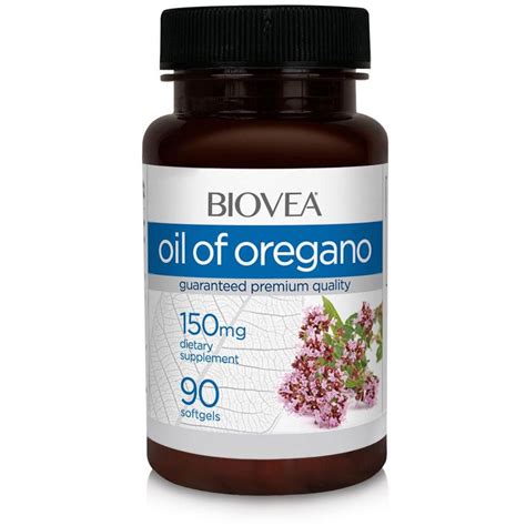 Хранителна добавка Biovea, Масло от риган, 90 софтгел капсули - eMAG.bg