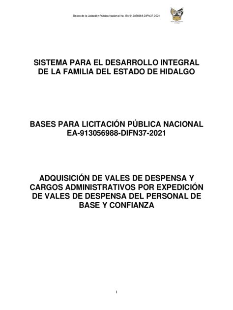 Completable En L Nea Bases Para La Contratacin De Bienes Y Servicios