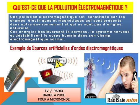 PPT SENSIBILISATION SUR LA POLLUTION ELECTROMAGNETIQUE PowerPoint