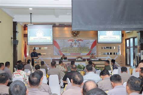 Jelang Hari Raya Idul Fitri H Dandim Lamongan Hadiri Rakor