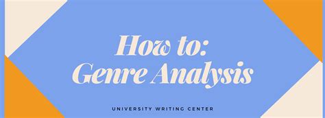 How To Genre Analysis